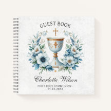 Primer libro de invitado de la Comunión de la Copa