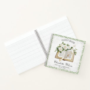 Primer libro de invitados florales de Holly Commun