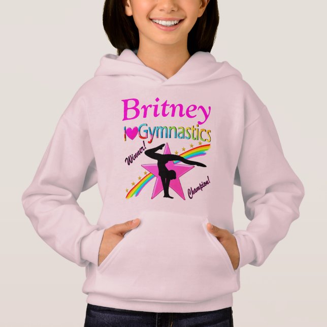 PRIMER LUGAR GIMNAST HOODIE SWEATSHIRT PERSONALIZA (Anverso)