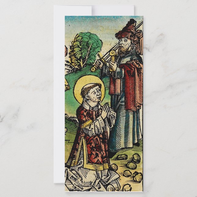 Primer mártir de San Esteban Protomartyr (Anverso)