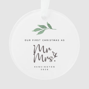 Primer Navidad Casado Adorno Acrílico