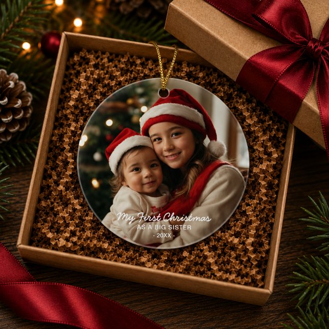 Primer Navidad como Ornamento de Foto de Hermana M (Subido por el creador)