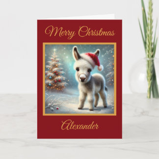 Primer Navidad de Burro Bebé