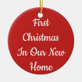 Primer navidad en nuestro nuevo ornamento casero