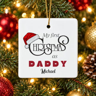 Primer Navidad Personalizada como Ornamento de Pap