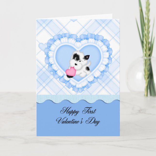 Primer nieto de la tarjeta del día de San Valentín (Anverso)