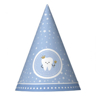 Primer niño pequeño azul Fiesta Gorra
