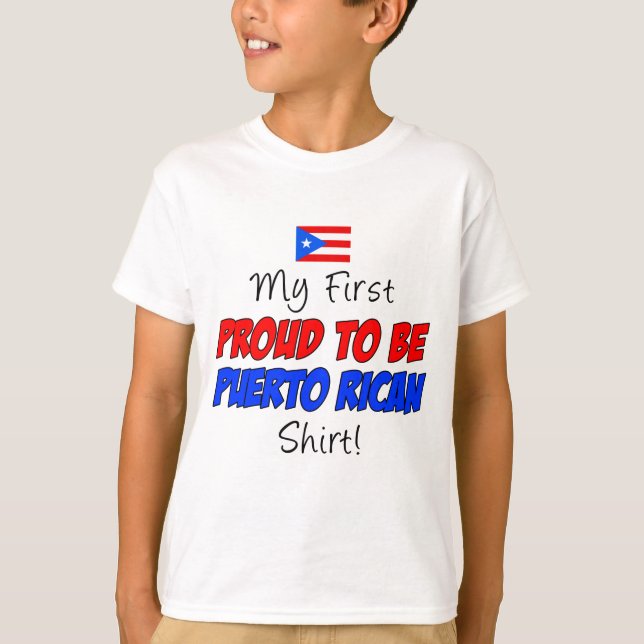 Primer orgulloso ser camisa puertorriqueña (Anverso)