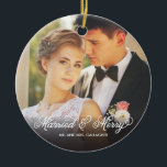 Primer ornamento casado y feliz de la foto del<br><div class="desc"></div>