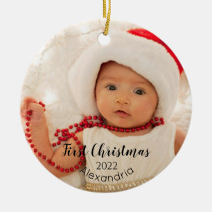 Primer ornamento de bebé de Navidad