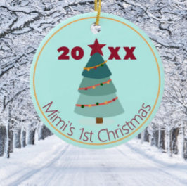 Primer ornamento de fotos de Navidades de Mimi