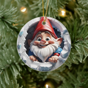 Primer ornamento de Gnome de Navidad
