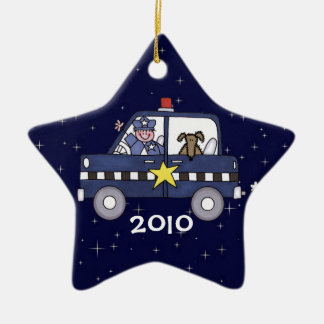 Primer ornamento de la estrella del navidad del