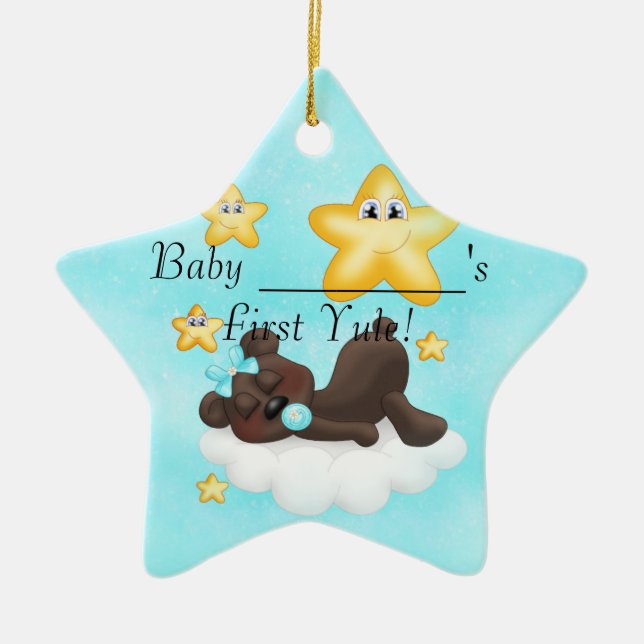 Primer ornamento de Yule del bebé (Frente)