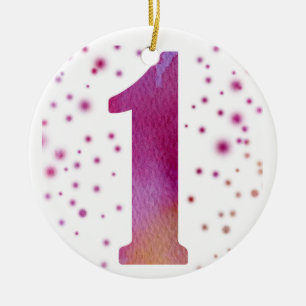 Primer ornamento del cumpleaños