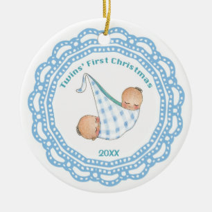 Primer ornamento del muchacho del navidad de los