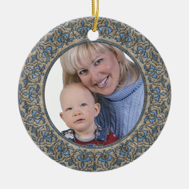 Primer ornamento del navidad de Babys (Frente)