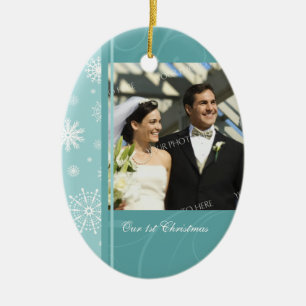 Primer ornamento del navidad de la foto del