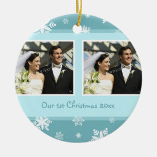 Primer ornamento del navidad de la foto del