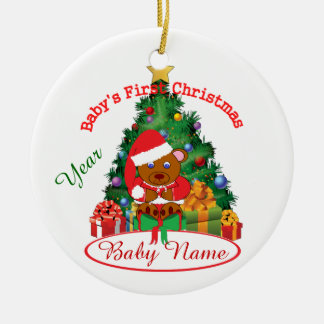 Primer ornamento del navidad del bebé