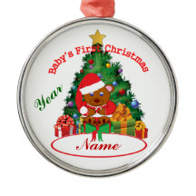 Primer ornamento del navidad del bebé