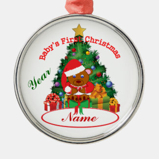 Primer ornamento del navidad del bebé