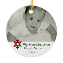 Primer ornamento del navidad del bebé