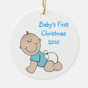 Primer ornamento del navidad del bebé