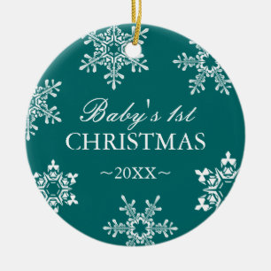 Primer ornamento del navidad del bebé