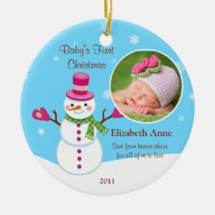 Primer ornamento del navidad del bebé