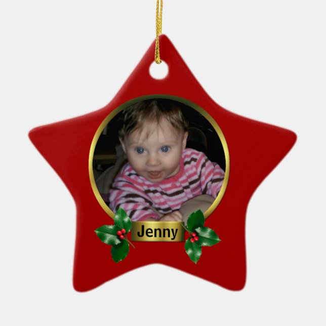 Primer ornamento navideño (Frente)