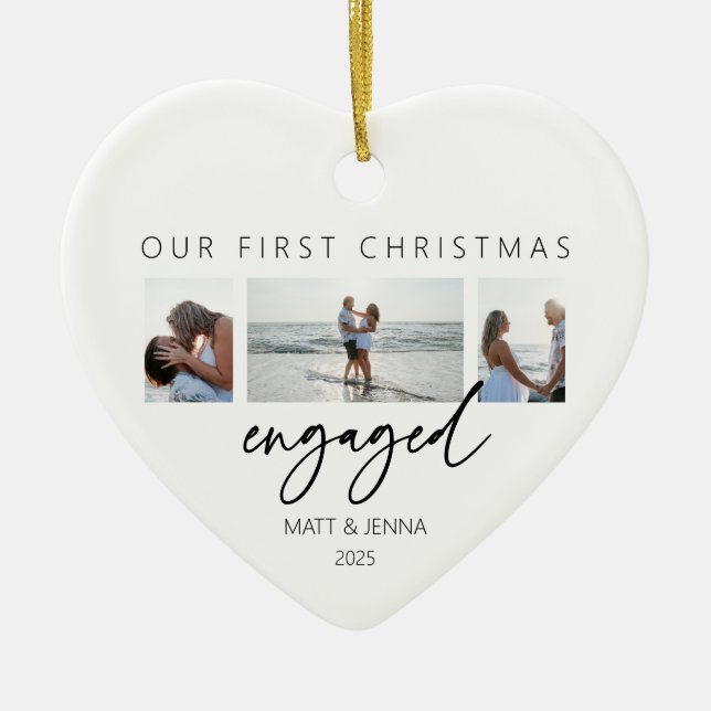 Primer ornamento navideño comprometido (Frente)