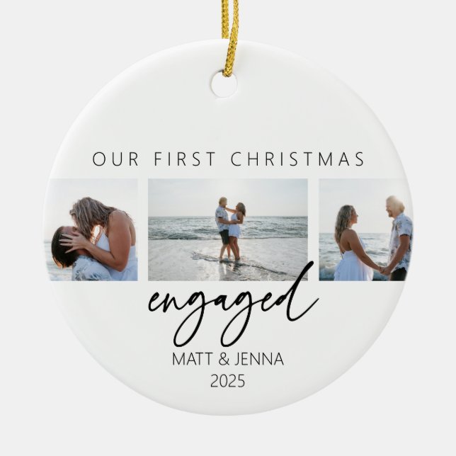 Primer ornamento navideño comprometido (Frente)