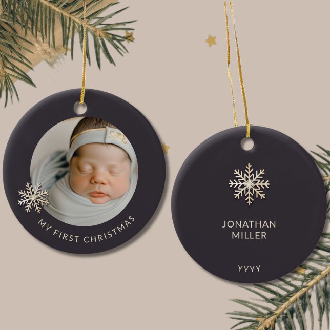 Primer ornamento navideño de bebé personalizado (Subido por el creador)