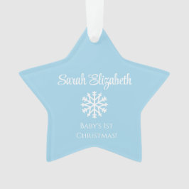 Primer ornamento navideño de Star Baby | Cualquier