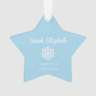 Primer ornamento navideño de Star Baby   Cualquier