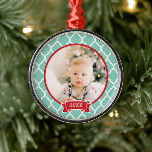 Primer Ornamento navideño fotográfico navideño