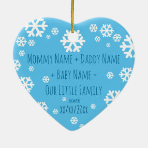 Primer ornamento personalizado del árbol de
