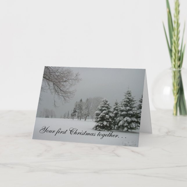 Primer paisaje del junto-Invierno del navidad (Anverso)