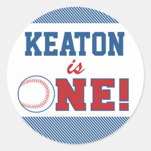 Primer Pegatina de cumpleaños del béisbol