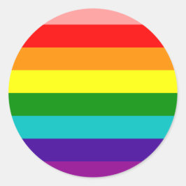 Primer Pegatina de la bandera del orgullo gay arco