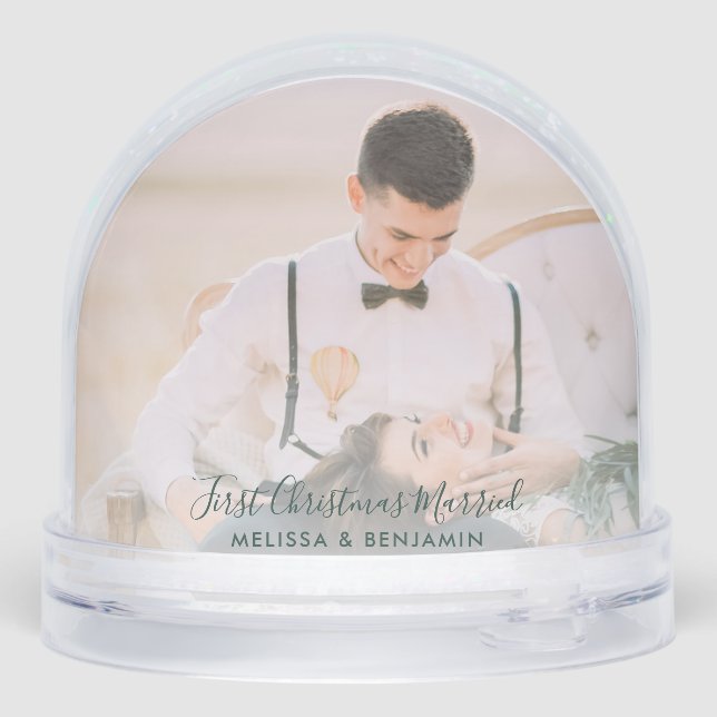 Primer Personalizado de Fotos de Bodas casados de  (Reverso)
