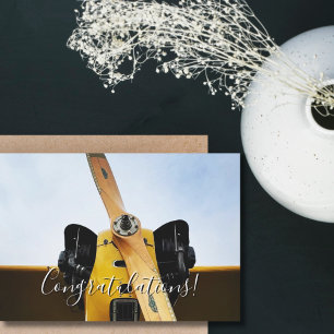 Primer piloto estudiantil felicitaciones divertida