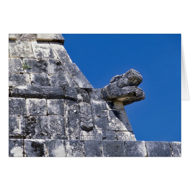 Primer plano de piedras que forman un antiguo Maya (Anverso (Horizontal))