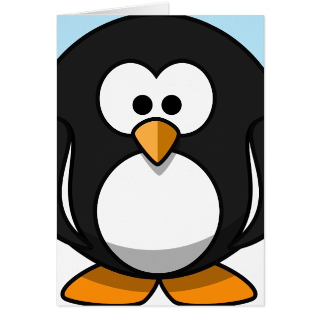 Primer plano de pingüino (Frente)