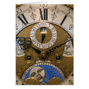 Primer plano de un reloj antiguo, Alemania
