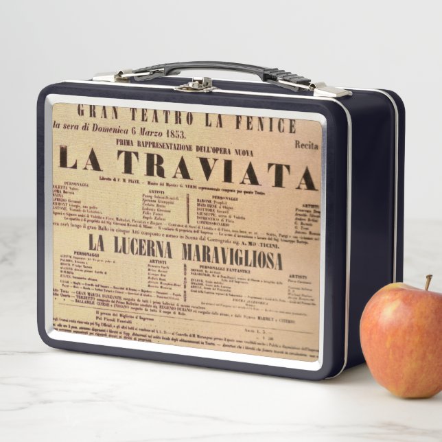 Primer Poster mundial de La Traviata (1853) (In situ)