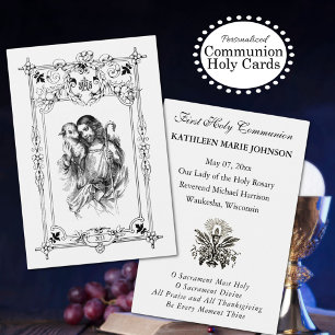 Primer Recuerdo de la Santa Comunión Santo