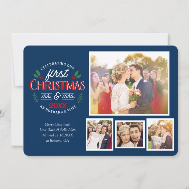 Primer Sr. Navidad y la foto de la Sra. Circle 4 | (Anverso)