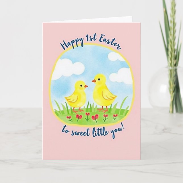 Primer tarjeta de dulces de Pascua (Anverso)